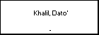  Khalil, Dato'