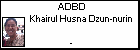 ADBD Khairul Husna Dzun-nurin