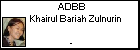 ADBB Khairul Bariah Zulnurin