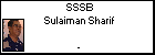 SSSB Sulaiman Sharif