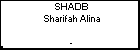SHADB Sharifah Alina