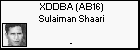 XDDBA (AB16) Sulaiman Shaari