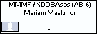 MMMF / XDDBAsps (AB16) Mariam Maakmor