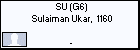 SU (G6) Sulaiman Ukar,  1160