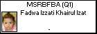1262 SRBEBA Fadwa Izzati Khairul Izat