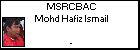 MSRCBAC Mohd Hafiz Ismail