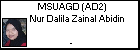 MSUAGD (AD2) Nur Dalila Zainal Abidin