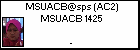 MSUACB@sps (AC2) MSUACB 1425