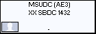 MSUDC (AE3) XX SBDC 1432