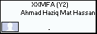 XXMFA (Y2) Ahmad Haziq Mat Hassan