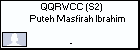 QQRWCC (S2) Puteh Masfirah Ibrahim