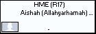 HME (R17) Aishah (Allahyarhamah) Husin