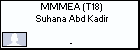 MMMEA (T18) Suhana Abd Kadir