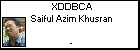 XDDBCA Saiful Azim Khusran