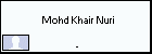  Mohd Khair Nuri