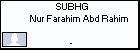SUBHG Nur Farahim Abd Rahim