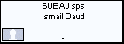 SUBAJ sps Ismail Daud