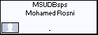 MSUDBsps Mohamed Rosni