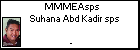 MMMEAsps Suhana Abd Kadir sps