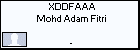 XDDFAAA Mohd Adam Fitri