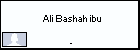  Ali Bashah ibu