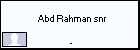  Abd Rahman snr