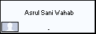  Asrul Sani Wahab