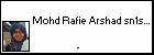  Mohd Rafie Arshad sn1sps