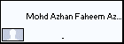  Mohd Azhan Faheem Azhar