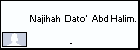  Najihah  Dato'  Abd Halim.