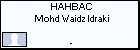 HAHBAC Mohd Waidz Idraki