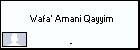  Wafa' Amani Qayyim