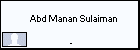  Abd Manan Sulaiman