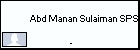  Abd Manan Sulaiman SPS