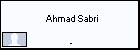  Ahmad Sabri