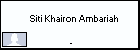  Siti Khairon Ambariah