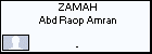 ZAMAH Abd Raop Amran