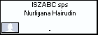 ISZABC sps Nurliyana Hairudin