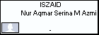 ISZAID Nur Aqmar Serina M Azmi