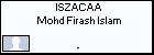 ISZACAA Mohd Firash Islam
