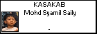 KASAKAB Mohd Syamil Saily