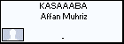 KASAAABA Affan Muhriz