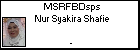 MSRFBDsps Nur Syakira Shafie