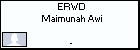 ERWD Maimunah Awi