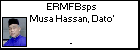 ERMFBsps Musa Hassan, Dato'