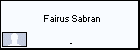  Fairus Sabran