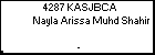 4287 KASJBCA Nayla Arissa Muhd Shahir
