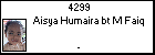 4299 Aisya Humaira bt M Faiq