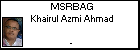 MSRBAG Khairul Azmi Ahmad