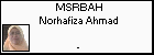 MSRBAH Norhafiza Ahmad